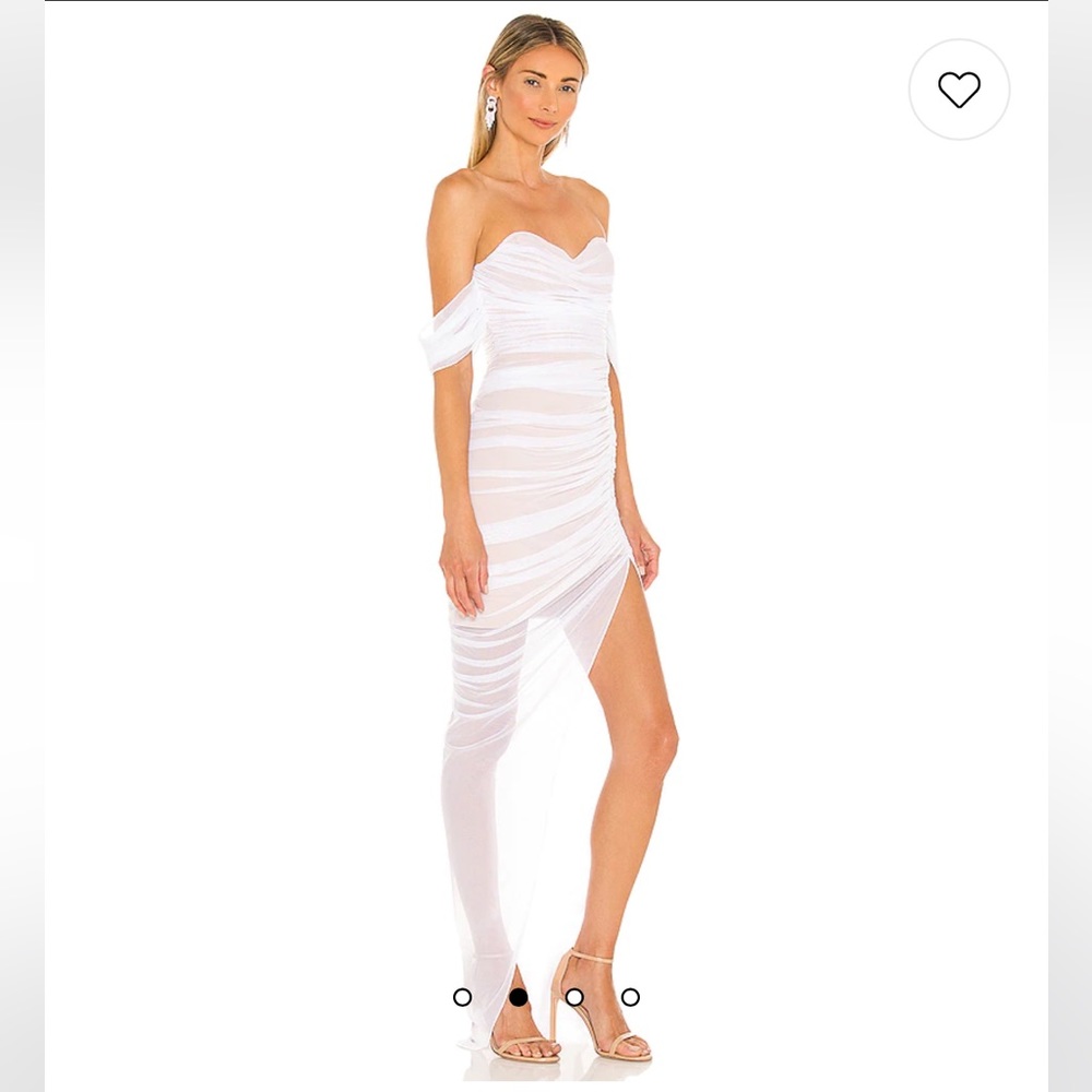 Nookie Dita Mesh Gown in White